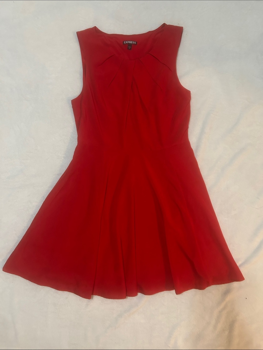 Express Women’s Dress Sleeveless Red Fit & Flare Size 10